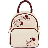 Loungefly Cream &amp; Red Floral Sling Bag