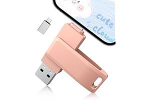 512GB Flash Drive for iPhone Photo Stick - 3 in 1 High Speed USB Stick, USB Thumb Drive Photo Backup Stick Compatible for iOS