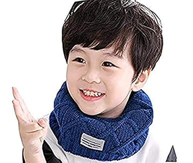 LONTG Schal Mädchen Jungen Kinderschal winter Warm wolle