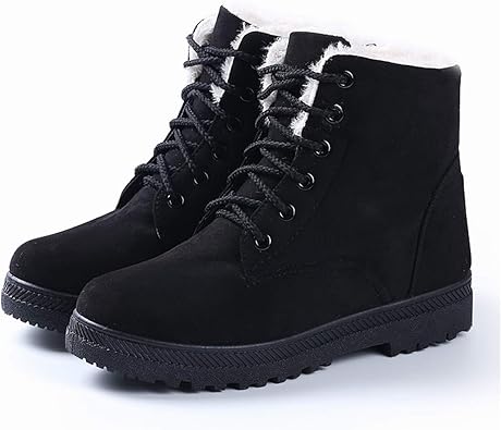 black winter boots women's shoes