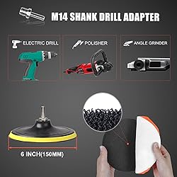 6 Inch Car Polishing & Buffing Sponge Pads Kit Wool