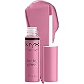 NYX PROFESSIONAL MAKEUP Butter Gloss, Non-Sticky Lip Gloss - Eclair (Pink)