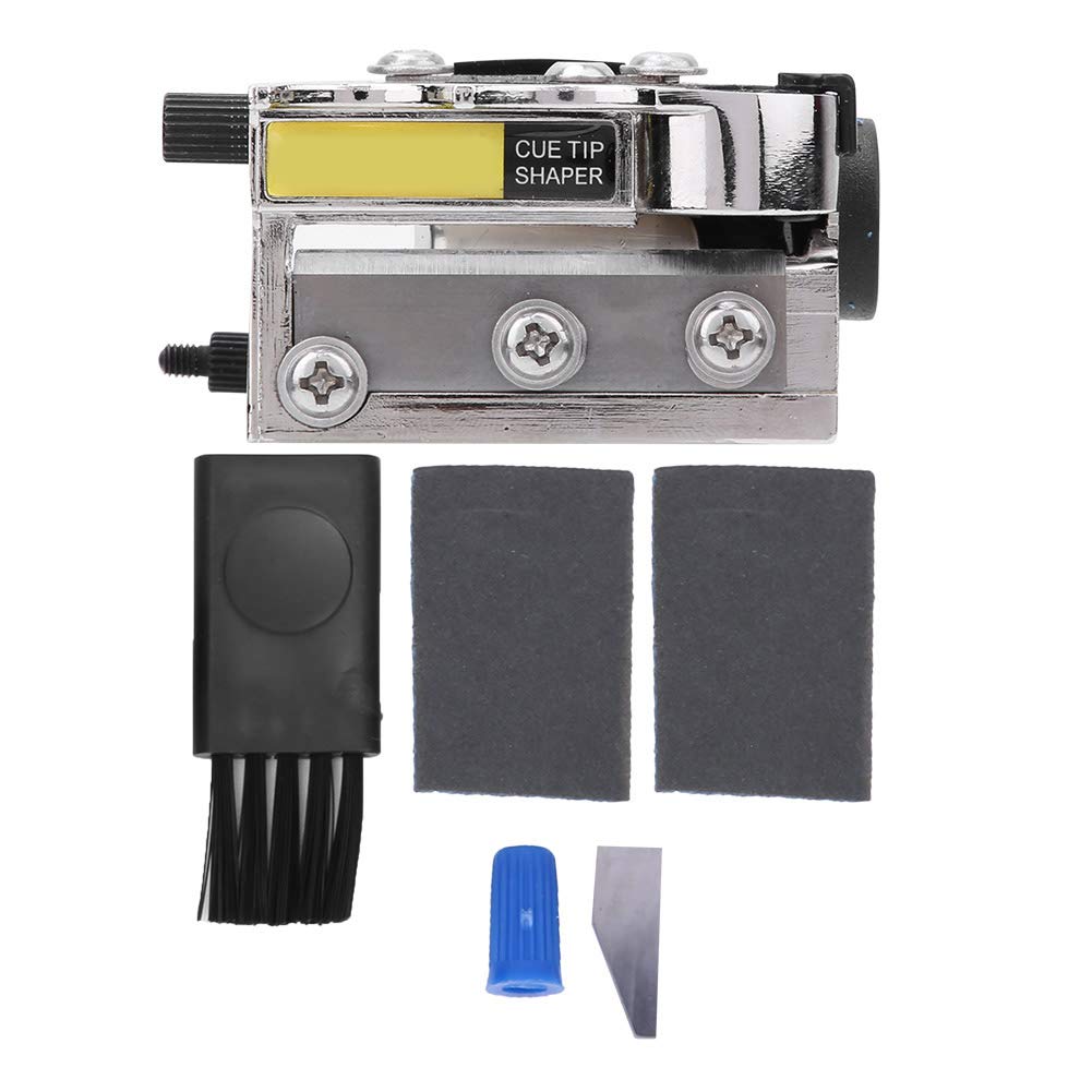 Snooker Cue Repair Tool, Metal Billiard Pool Cue Stick Tip Shaper, Snooker Repair Tool and Burnisher, Essential Billiards Accessory