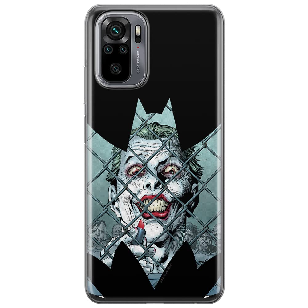 ERT GROUP mobile phone case for Xiaomi REDMI NOTE 10/ 10S original and officially Licensed DC pattern Joker 009 optimally adapted to the shape of the mobile phone, case made of TPU