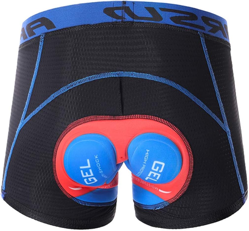 Men's Cycling Underpants NonSlip Hem 5D Gel Padded High Elasticity MTB Bicycle