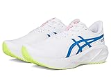 ASICS Mens Novablast 5 ATC White/Tuna Blue 7.5 D