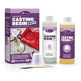 Alumilite Amazing Casting Resin White 16 Oz Urethane Resin for Art &amp; Crafts | 30-Minute Demold Time, Ideal for Small to Large Durable Pieces, Furniture, Cosplay Props, Jewelry, and Architecture Molds