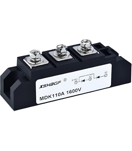 Puente Rectificador Monofásico 150A/1600V - Para Conversión CA A CC, Diodos De Alta Potencia, Tamaño 78x40x35 Mm