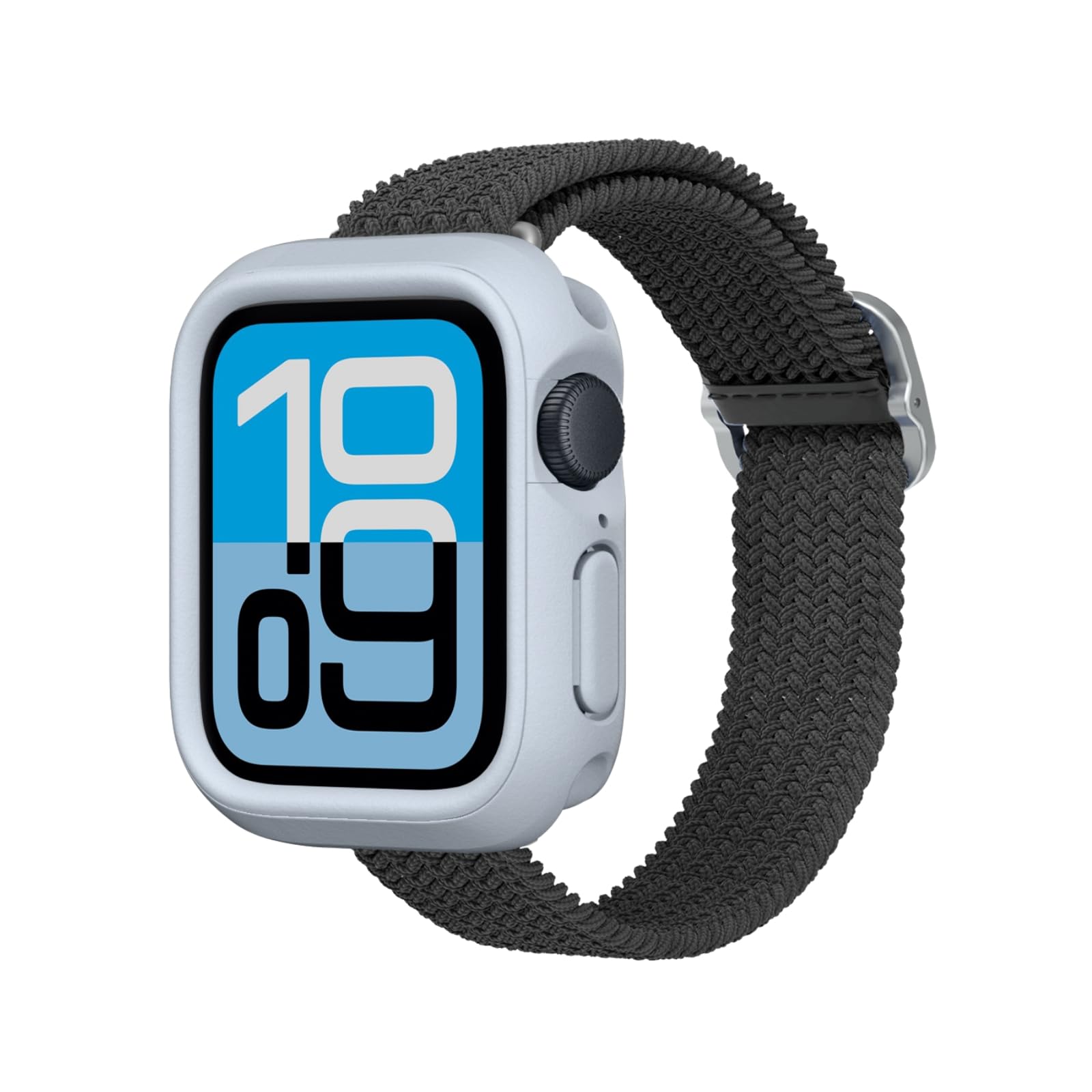 RHINOSHIELD Bumper Case Compatible with Apple Watch SE 3 / SE 2 / SE/Series 6/5 / 4 (40mm) | Slim Protective Case, Lightweight and Shock Absorbent - Ash Grey