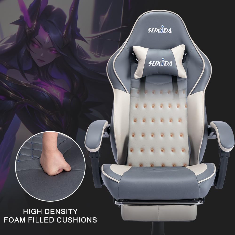 Grey Gaming Chair