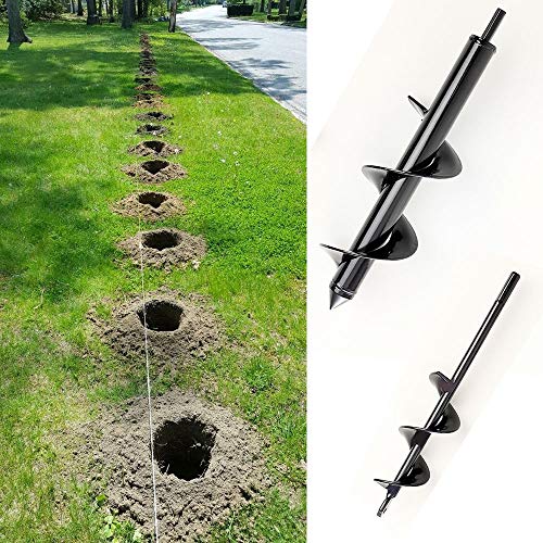 Erdlochbohrer-Set, 2 Stück, Garten-Spiralbohrer, Tulpenbohrer, Erdlochbohrer, Erdlochbohrer, Erdlochbohrer… – Bild 6