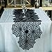 Vlovelife Halloween Decorations Table Runner 18 x 72 Inch, Spider Table Runner for Halloween Decor, Black Lace Table Runner for Halloween Table Decor, Halloween Decorations Indoor Home Decor