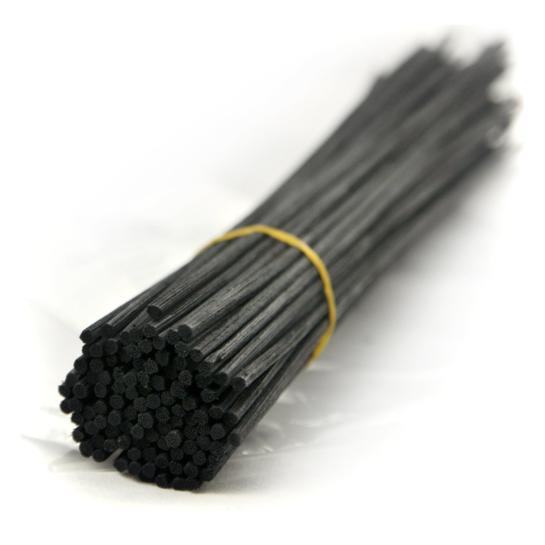 100 Pieces Rattan Reed Diffuser Replacement Refill Sticks (30cm x 3mm, Black)