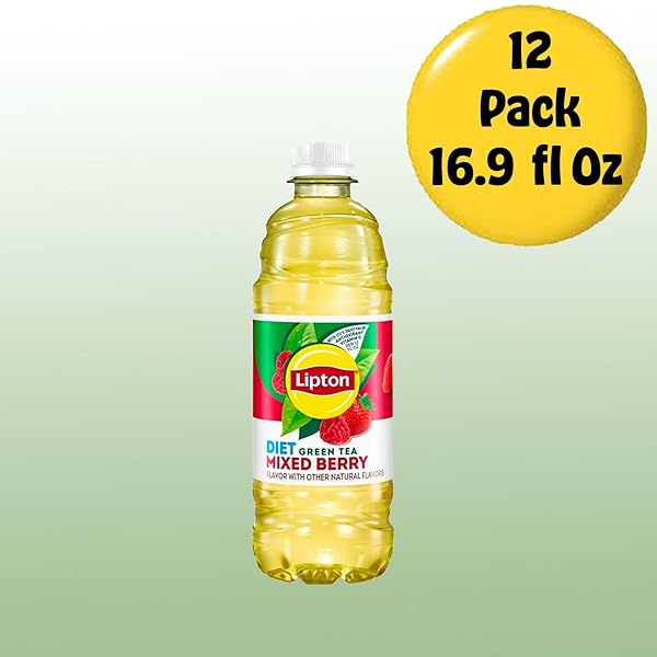 LIPTON DIET MIXED BERRY GREEN TEA 16.9 FL OZ