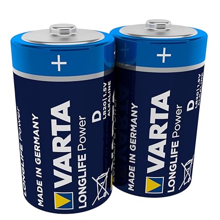 Varta Longlife Power Batterie D Mono Alkaline LR20 (2er Pack)