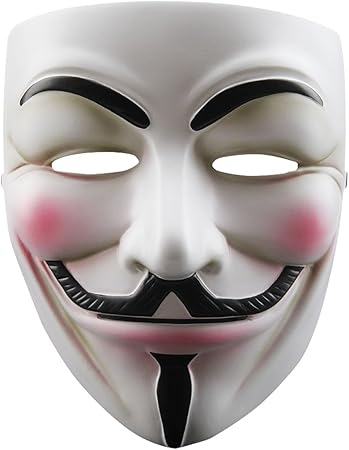 Cikuso V Fuer Vendetta Anonym Kerl Fawkes Harz Rollenspiel Maske Partei Kostuem Stimme Spielzeug Amazon De Spielzeug