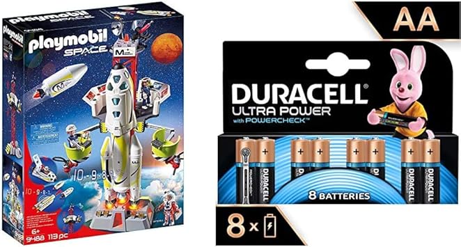 playmobil 9488 space mission rocket with launch site with lights and sound