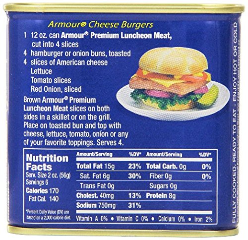 1 Armour+Premium+Pork+Luncheon+Ounce