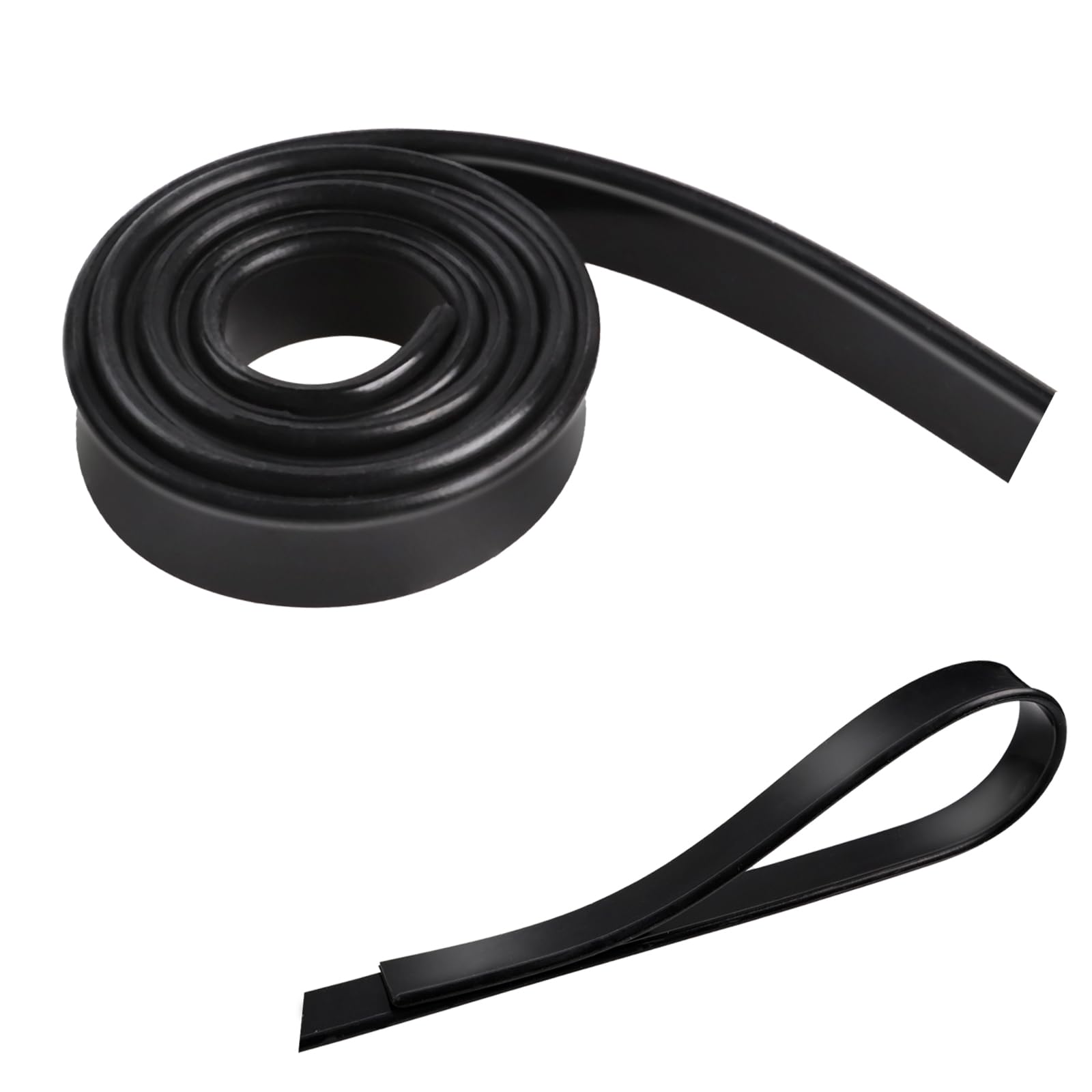 DAJISI 41 Inch Window Squeegee Rubber, Silicone Squeegee Replacement Black Squeegees for Shower Window Cleaning Blade Scrubber Refill Heads for Windows Glass Cleaning Shower Doors