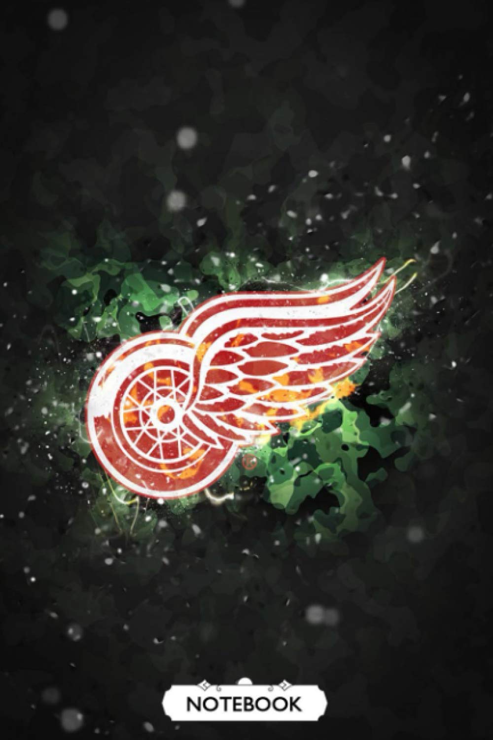 NHL Notebook : Detroit Red Wings Lined Notebook Journal Blank Ruled Writing Journal