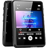 MECHEN Bluetooth 5.3 MP3 Player - 64GB Touchscreen Musikplayer Mit Lautsprecher & FM Radio