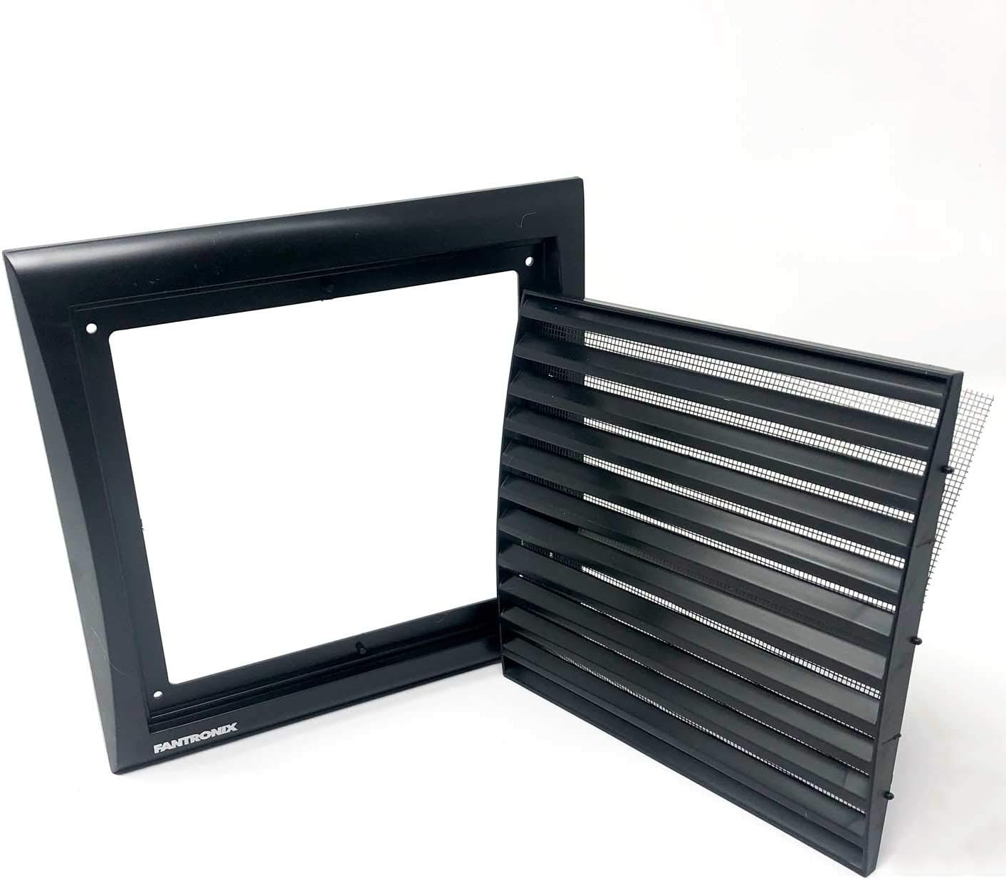 Universal Black Vent Cover with Fly Mesh for 100, 125 or 150 mm Diameter Holes. for Cooker Hoods Bathroom Extractor Fans - Image 3