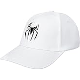 Ideeze Spider Pattern Red Vintage Baseball Cap Men Women Adjustable Sports Dad Hat