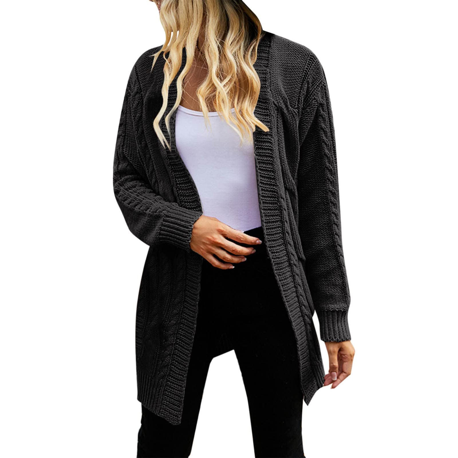 ADJHDFH Womens Sweaters Dressy Casual Cardigan