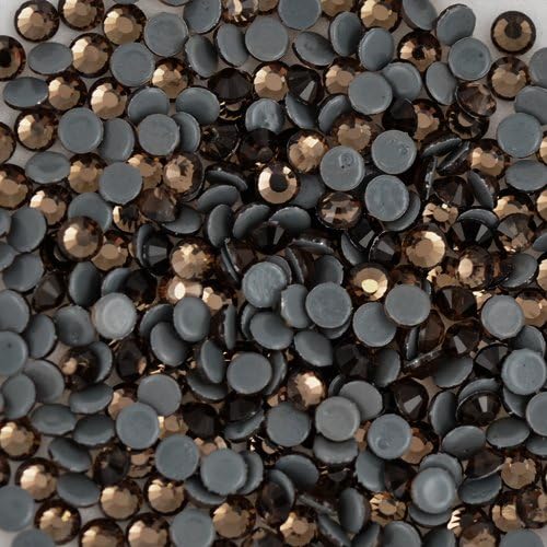 Premium PELLOSA Machine Cut Rhinestone Hot Fix SS-06(1.9mm-2.0mm) Colorado Topaz 10 Gross