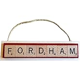 RAMS Fordham University Christmas Ornament Letters Tiles