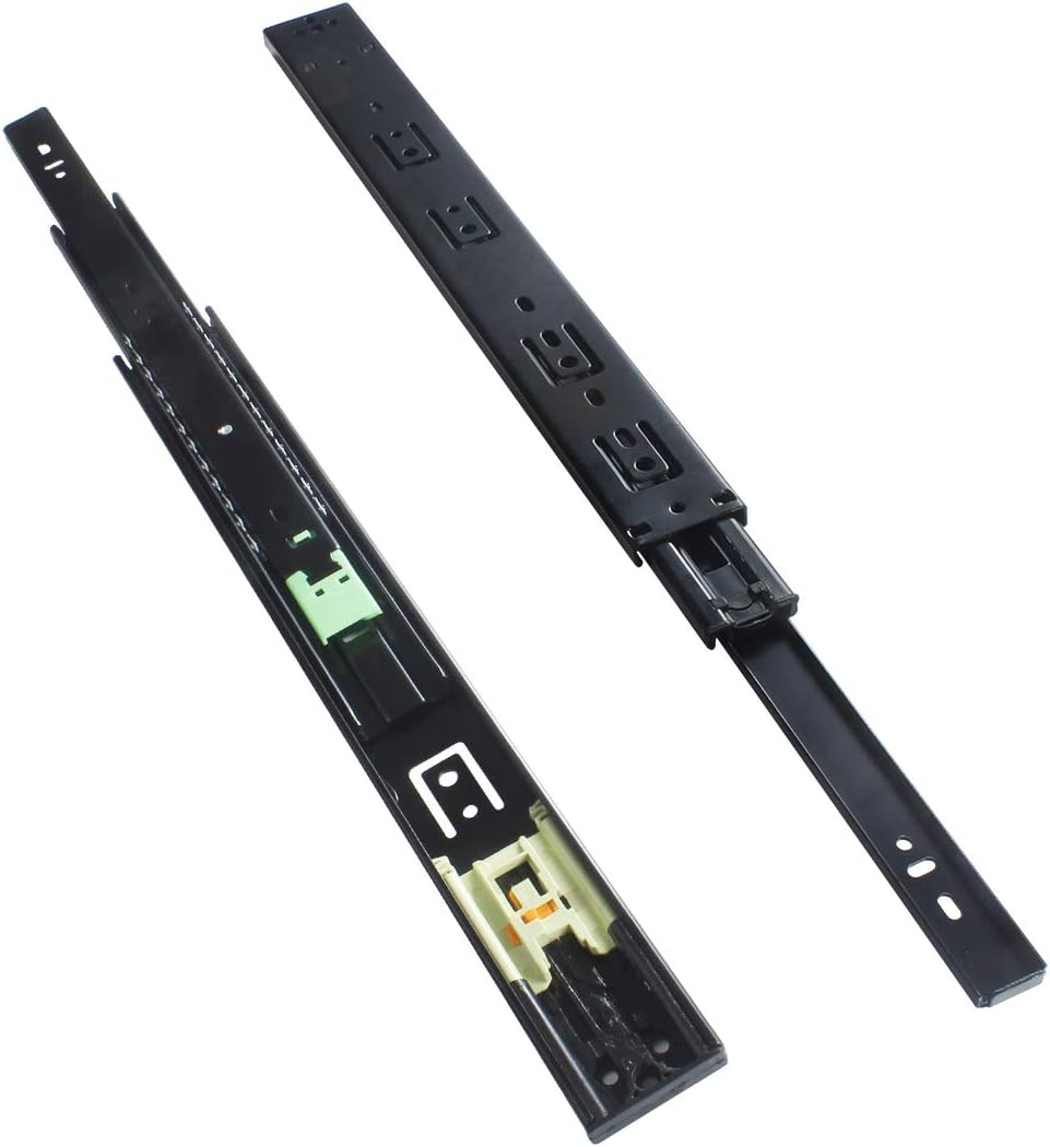 thumbnail image 2 of VADANIA 16" Soft Close Ball Bearing Drawer Slides - 100lb Capacity, Side Mount, Full Extension (Pair) 2 of 10