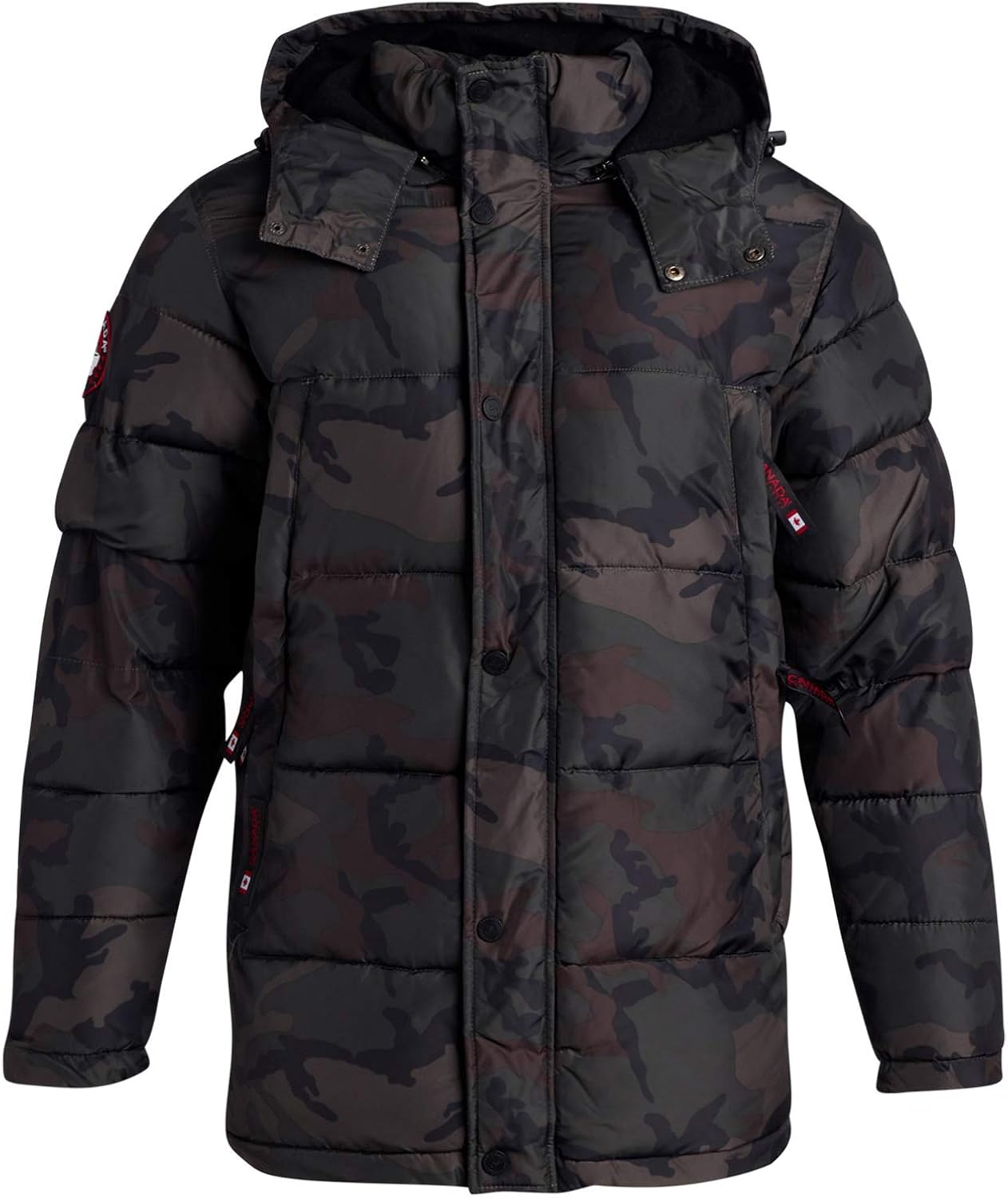 CANADA WEATHER GEAR Men's HeavyWeight Puffer Bubble Jacket