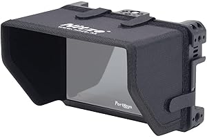 Nitze Cage for PortKeys BM5 III / BM5 III WR / BM5 WR 5.5" Monitor with Sunhood and HDMI Cable Clamp - JTP2-BM5