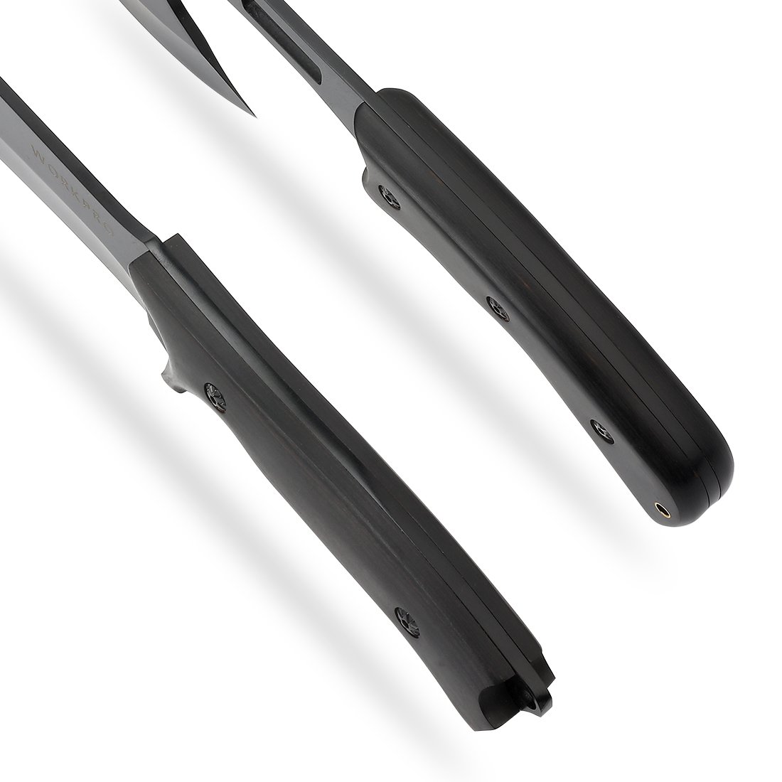 WORKPRO Axe And Fixed Blade Knife Combo Set Full Tang Wood Handle For