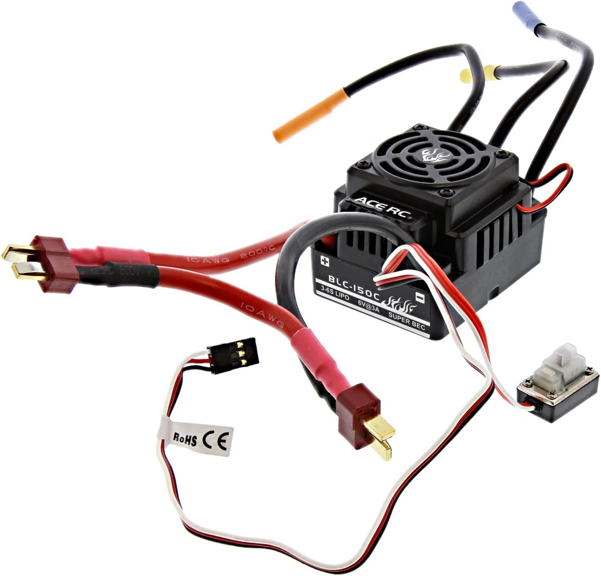 Thunder Tiger K-Rock MT4 G5ACE BLC-150C BRUSHLESS ESC Electronic Speed Control