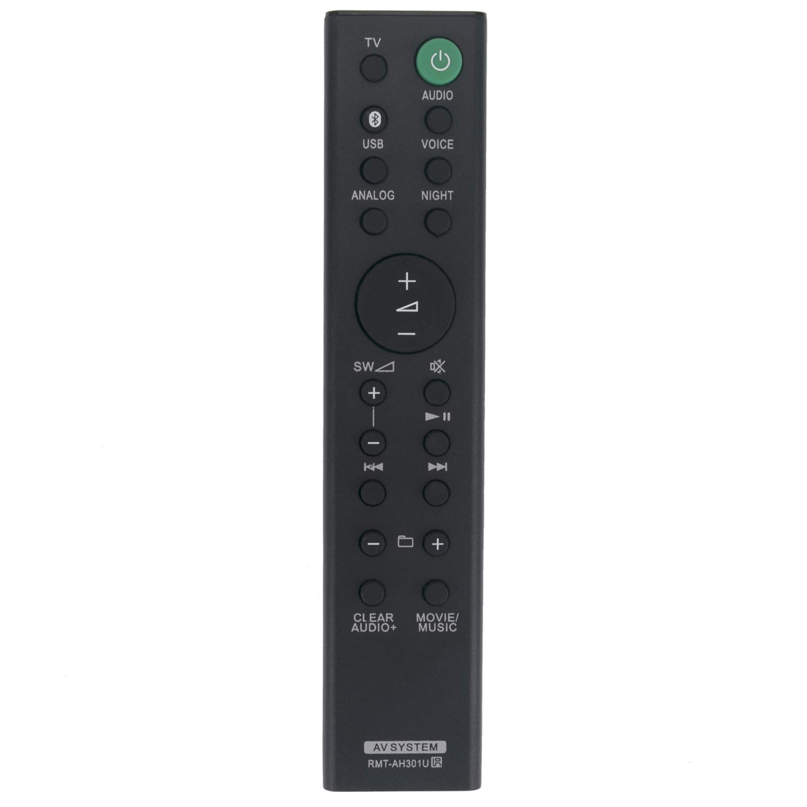 VINABTY RMT-AH301U Remote Control Replacement fit for Sony sound bar HTMT300 HTMT301 HT-MT300 HT-MT301 SAMT300 SAMT301 SA-MT300 SA-MT301