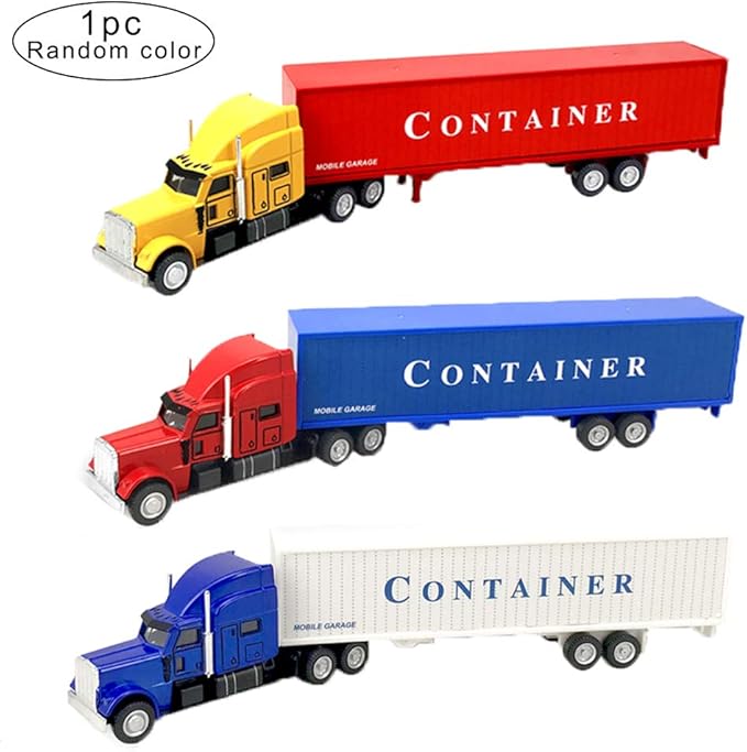 Beito 1PC Shipping Container Truck Toy Trailer Truck Toy Shipping