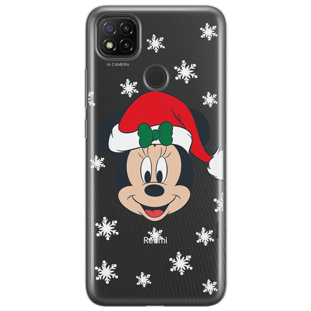 ERT GROUP mobile phone case for Xiaomi REDMI 9C original and officially Licensed Disney pattern Minnie 061 optimally adapted to the shape of the mobile phone, partially transparent