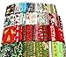10 Fat Quarters - Christmas Assorted Fat Quarter Bundle Holiday Festive Winter Quality Quilters Cotton Fabrics M227.04