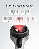 Inateck BCST-70 Barcode Scanner Bluetooth Wireless 35m Range 15 Days view 2