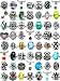 PJewelry (20 Beads Mix) Pack of Assorted Silver Charms, Crystal Bead Charms, Glass Beads and Spacers primary