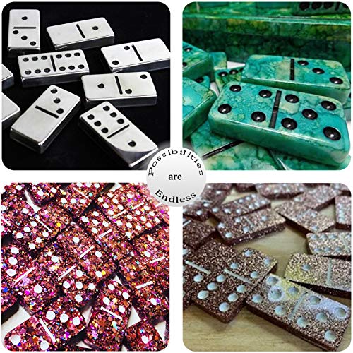 Creativos Domino Molds for Resin Casting, 28 Cavities Silicone Molds
