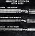 No Tangle Reflective Dog Leash Coupler - Double Dog Walker and Trainer Leash - Two Dogs Adjustable Splitter Lead - Each Side Adjusts 11