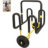 Suspenz Double SUP Transport Cart with Airless Wheels, Carrier/Trolley for 2 Stand Up Paddle Boards &amp; Surfboards, Yellow (22-9934)