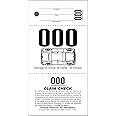 3 Part Valet Parking Tickets (1000 Tickets) on 110lb Card Stock with Car Diagram…