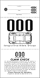 3 Part Valet Parking Tickets (1000 Tickets) on