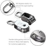 IMAGINE 2Pcs Stainless Steel Single Pulley Block M15 M20 M25 304 35kg view 3