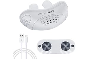 COPEAKY Electric Anti Snoring Devices, Portable Variable Wind Speed Stop Šnoring Machine with Double Eddy Current, Mini Sleep Aid Šnore Reduction for Men and Women Blocked Nostrils