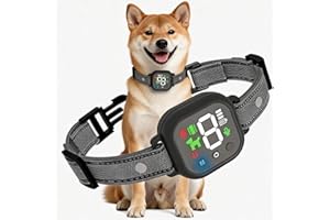 No Anti-Bark Dog Collar,Noobark Dog Bark Collar Featuring Four Barking Prevention Modes,Adjustable Sensitivity,Dual-Sensor De