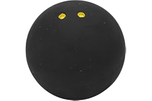 SHANRYA Double Yellow Dot Squash Ball, High Reliability Practical to Use Excellent Performance Rubber Squash Balls for Friends for Practice